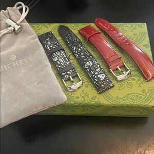 Red and Black Watch Straps